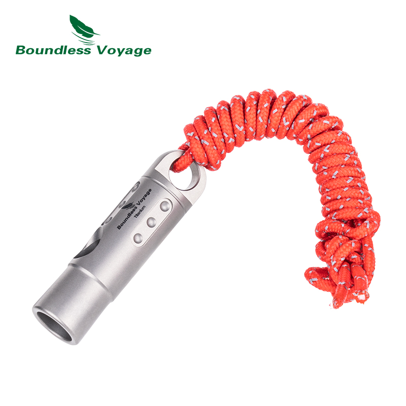 Boundless Voyage Titanium Whis - Emergency Whistle Loud ulasan dan harga
