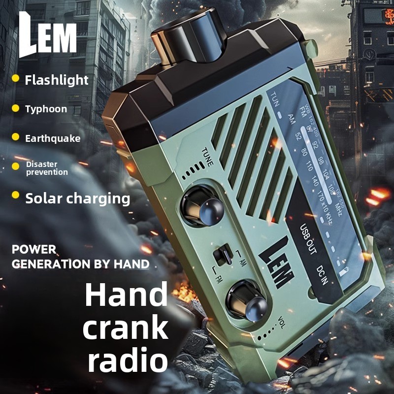 Survival Radio-Emergency Hand  - Solar Emergency Charger ulasan dan harga