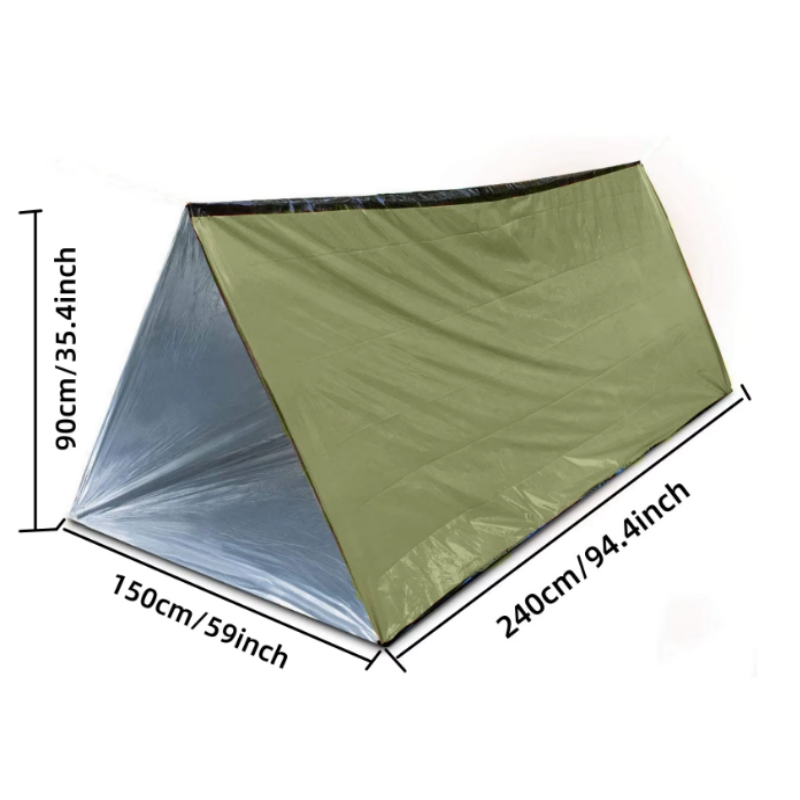 Waterproof Reusable 2 Person M - Emergency Mylar Tent ulasan dan harga