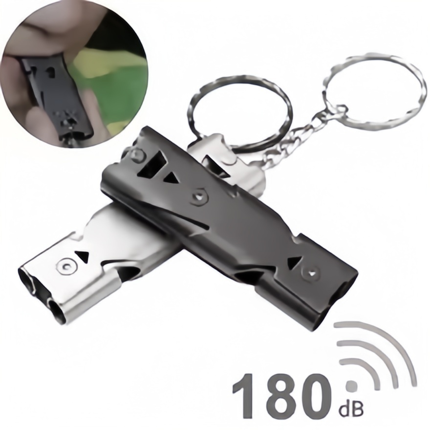 Survival Whistle Keychain Emer - Emergency Whistle Loud ulasan dan harga