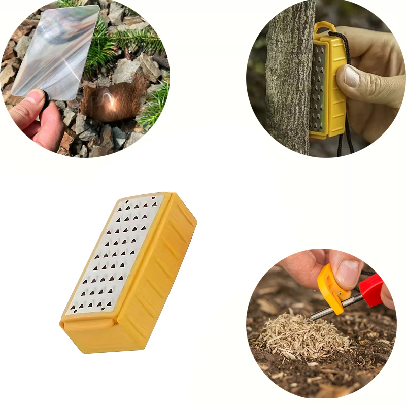 Outdoor Magnifying Glass Card  - Fire Starting Kit ulasan dan harga