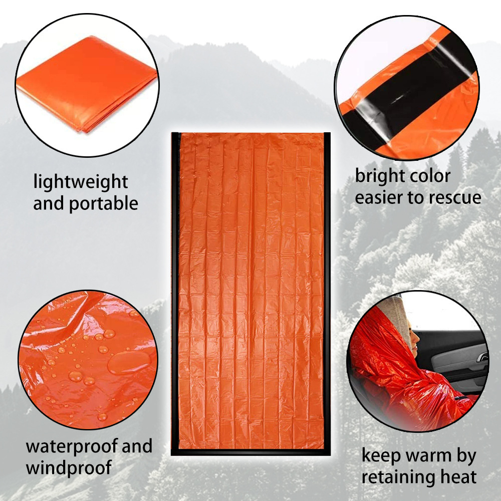Waterproof Reusable Thermal My - Emergency Mylar Tent ulasan dan harga