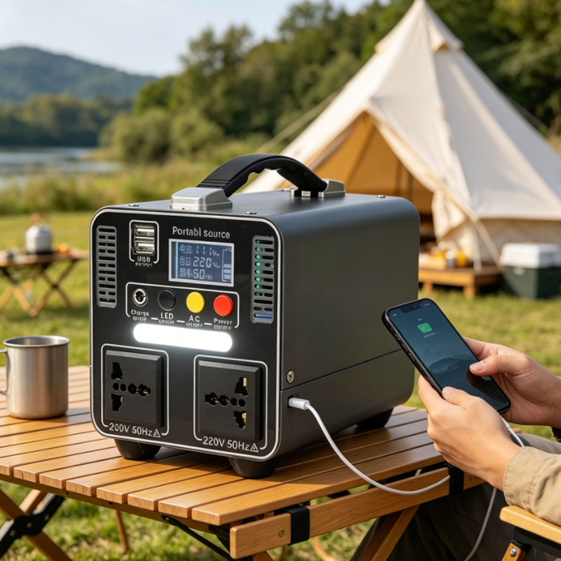 300W 166.5Wh/333Wh Portable Po - Solar Emergency Charger ulasan dan harga