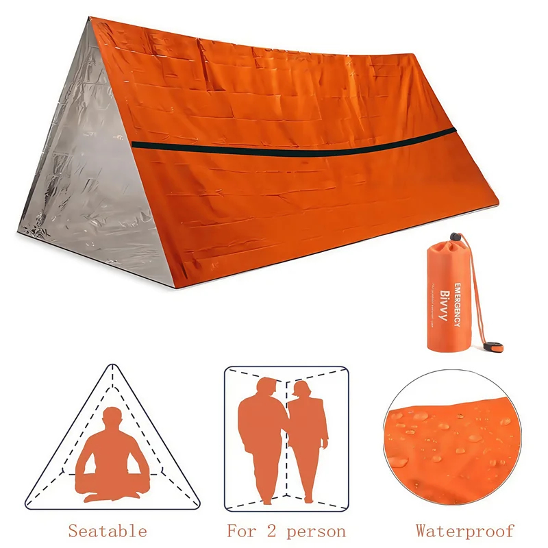 2 Person Emergency Survival Sh - Emergency Mylar Tent ulasan dan harga