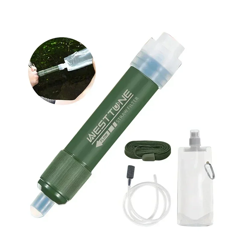 Westtune Outdoor Mini Camping  - Water Purification Straw ulasan dan harga