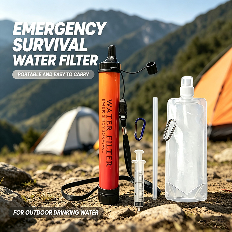 Outdoor Mini Water Filter Stra - Water Purification Straw ulasan dan harga