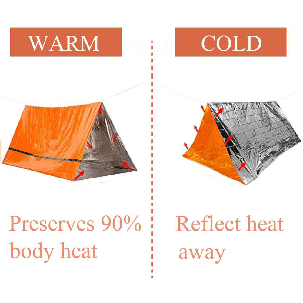 2 Person Emergency Shelter Biv - Emergency Mylar Tent ulasan dan harga