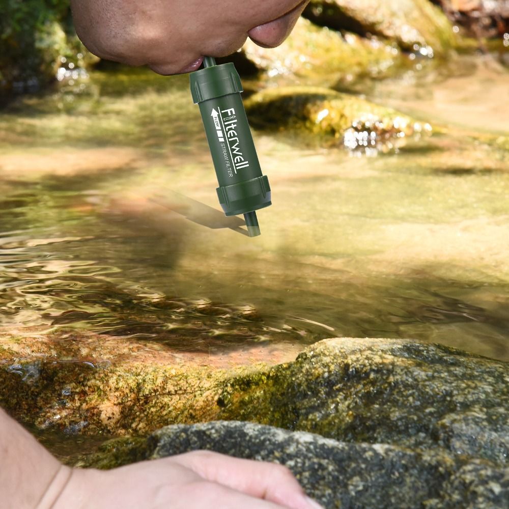 Mini Mini Water Filter Straw S - Water Purification Straw ulasan dan harga