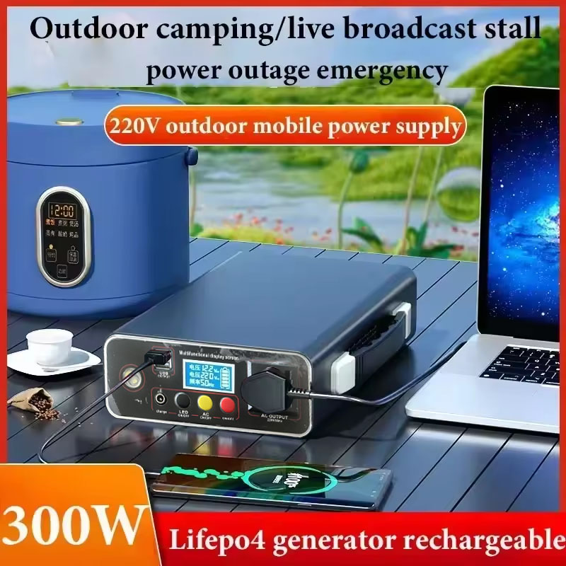 Portable Power Plant 300W 220V - Solar Emergency Charger ulasan dan harga