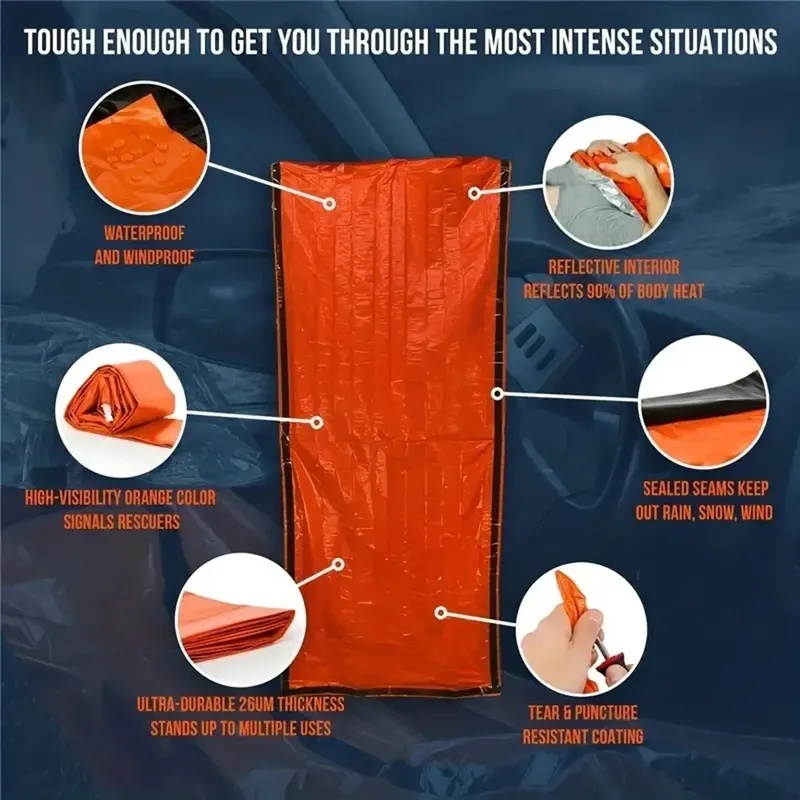 Emergency Sleeping Bag Ultra W - Emergency Mylar Tent ulasan dan harga