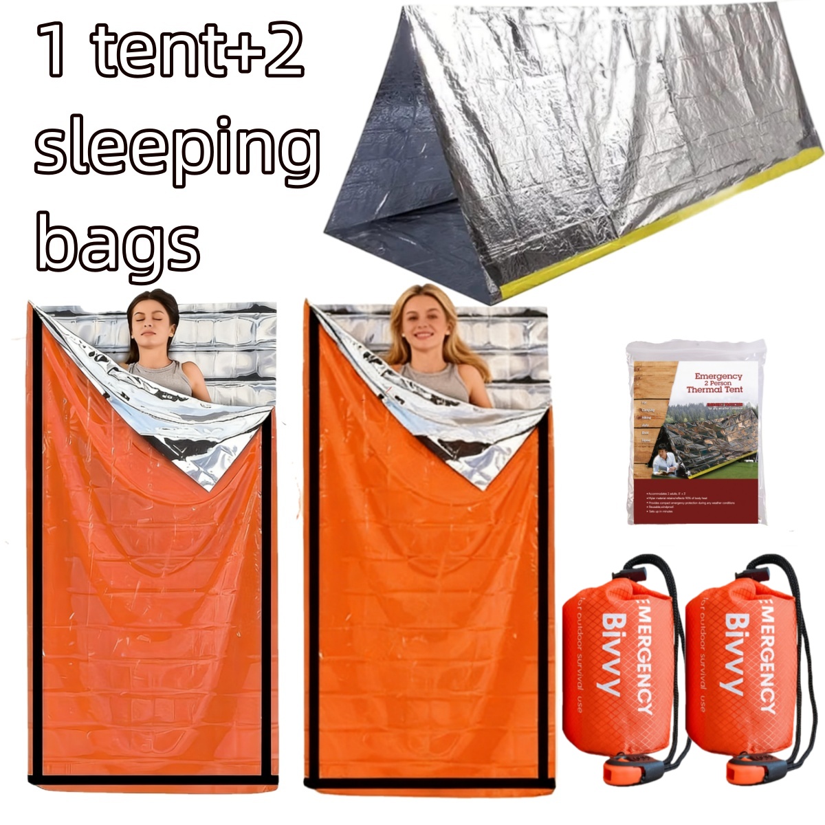Compact Emergency Thermal Tent - Emergency Mylar Tent ulasan dan harga