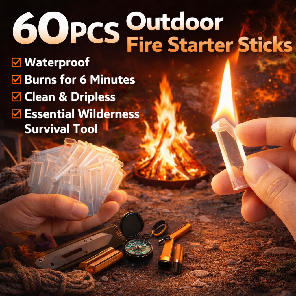 60PCS Waterproof Fire Starter  - Fire Starting Kit ulasan dan harga