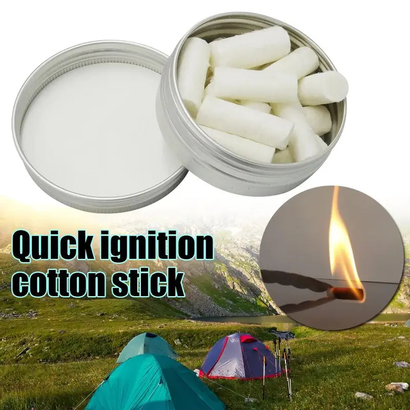 12pcs Outdoor Camping Paraffin - Fire Starting Kit ulasan dan harga