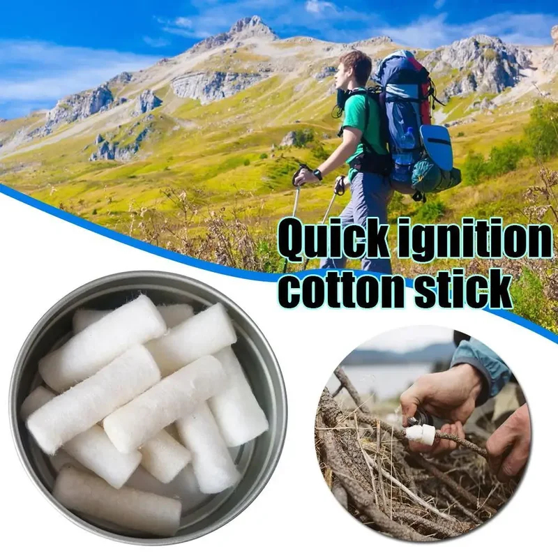 12pcs Outdoor Camping Paraffin - Fire Starting Kit ulasan dan harga