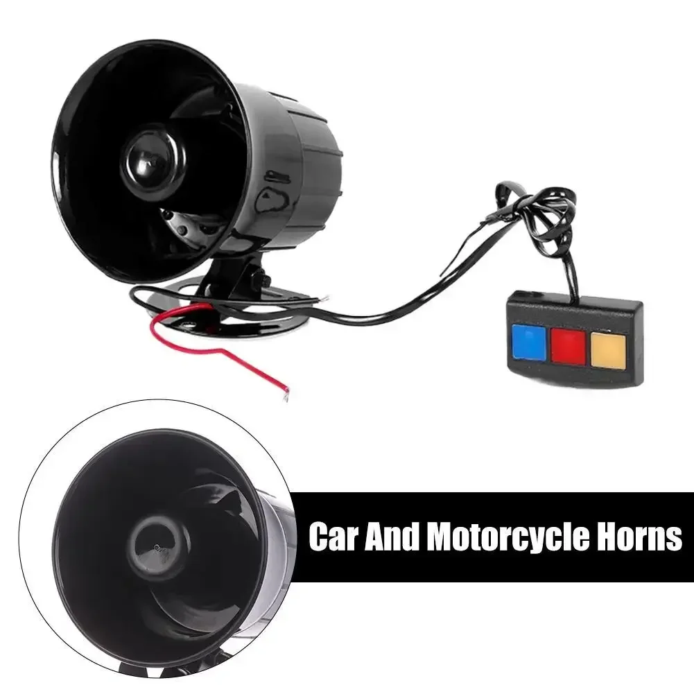 12V 3 Tone Sound Loud Car Horn - Emergency Whistle Loud ulasan dan harga
