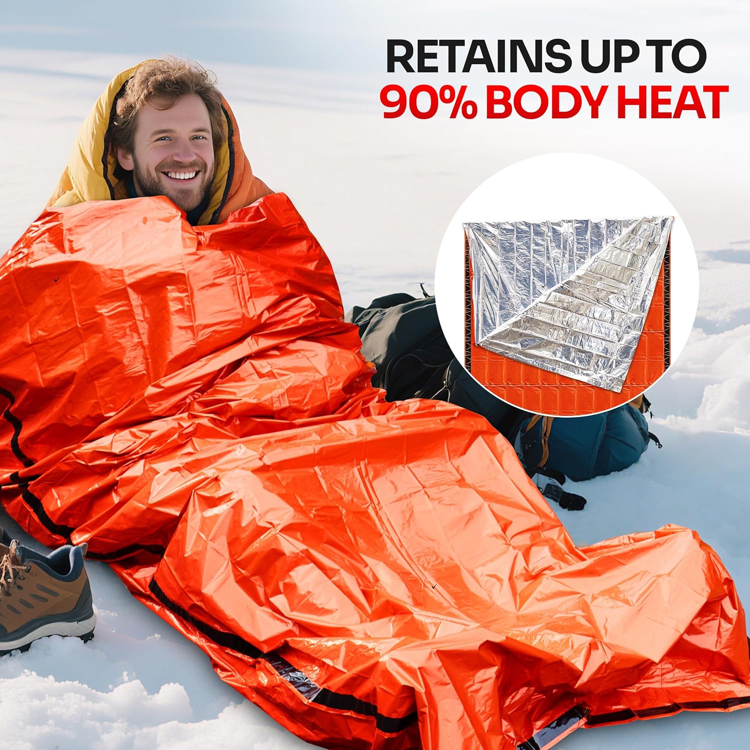 Emergency Sleeping Bag for Sur - Emergency Mylar Tent ulasan dan harga