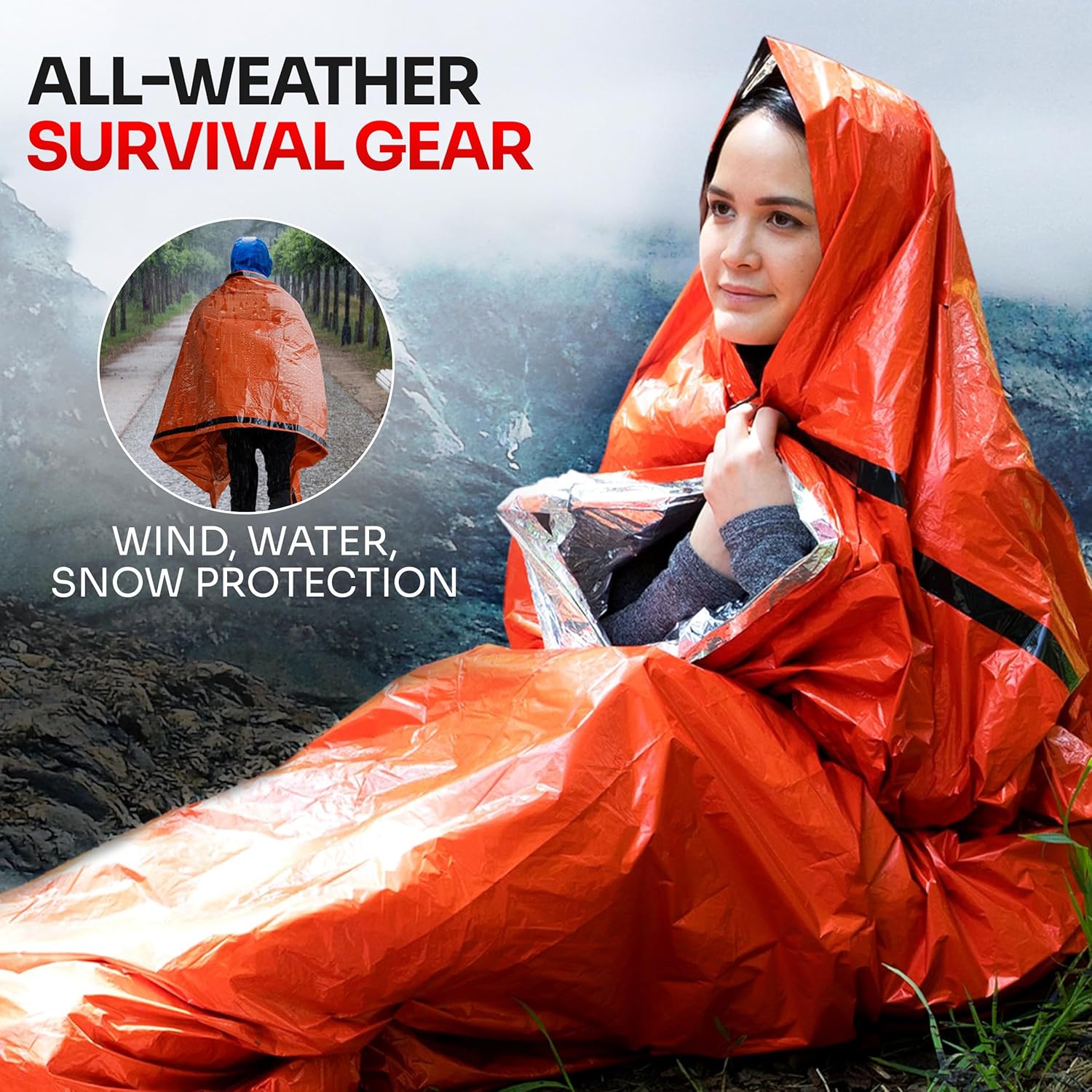 Emergency Sleeping Bag for Sur - Emergency Mylar Tent ulasan dan harga