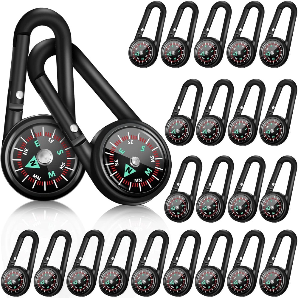 6-50 Pcs Mini Magnetic Compass - Compass Lensatic ulasan dan harga