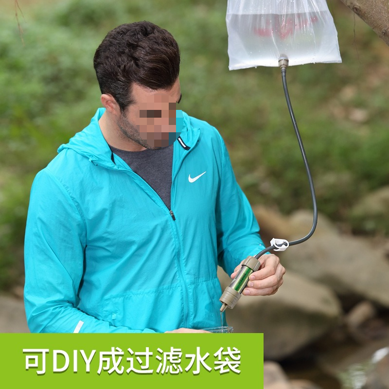 Soldier Outdoor Water Purifica - Water Purification Straw ulasan dan harga