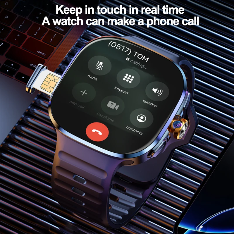 New Large Screen Smartwatch 4G - Compass Lensatic ulasan dan harga