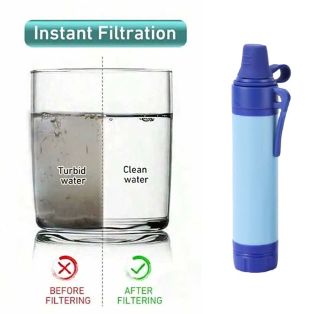Mini Mini Water Filter Straw P - Water Purification Straw ulasan dan harga